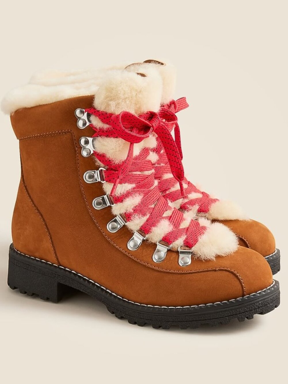 J. Crew Women's New Nordic Boots in Nubuck Size 7